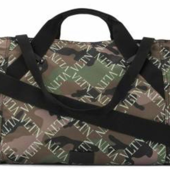 Valentino Garavani VLTN Camouflage-print Holdall Bag - Picture 5 of 12